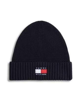 Tommy Hilfiger HERITAGE FLAG BEANIE SPACE BLUE