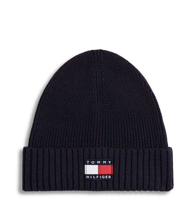 Tommy Hilfiger HERITAGE FLAG BEANIE SPACE BLUE