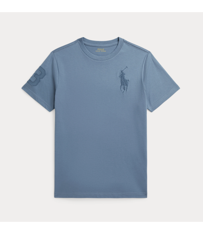 Ralph Lauren T-SHIRT BIG PONY CAMP BLUE