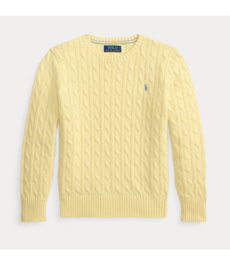 Ralph Lauren CABLE SWEATER T-BIRD YELLOW