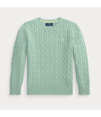 Ralph Lauren CABLE SWEATER CELADON