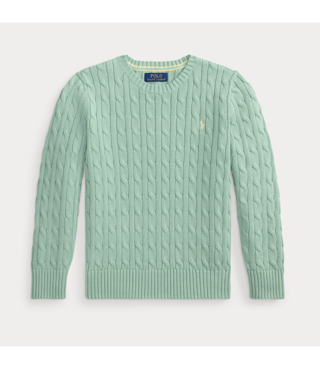 Ralph Lauren CABLE SWEATER CELADON