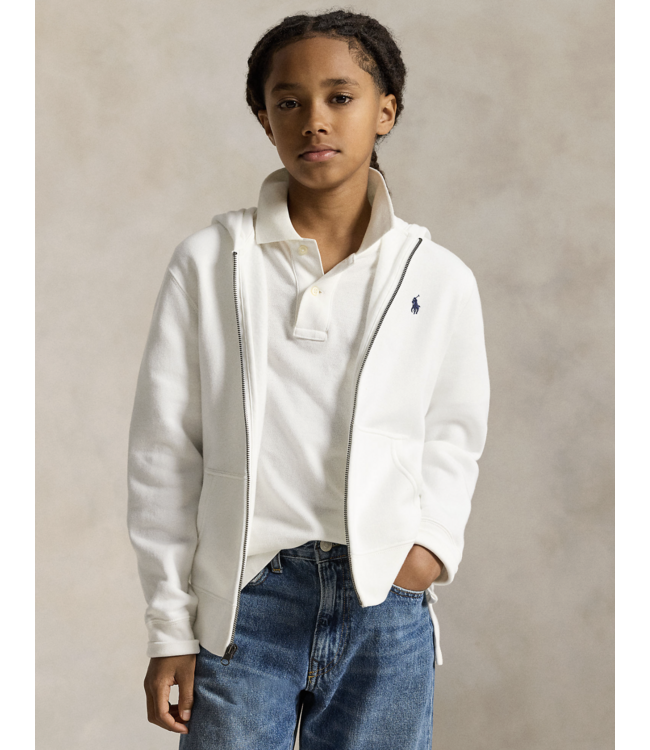 Ralph Lauren HOODED FULL ZIP WHITE