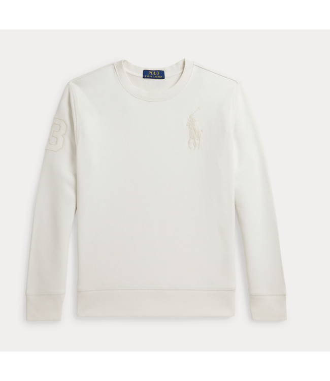 Ralph Lauren SWEATER BIG PONY DECKWASH WHITE