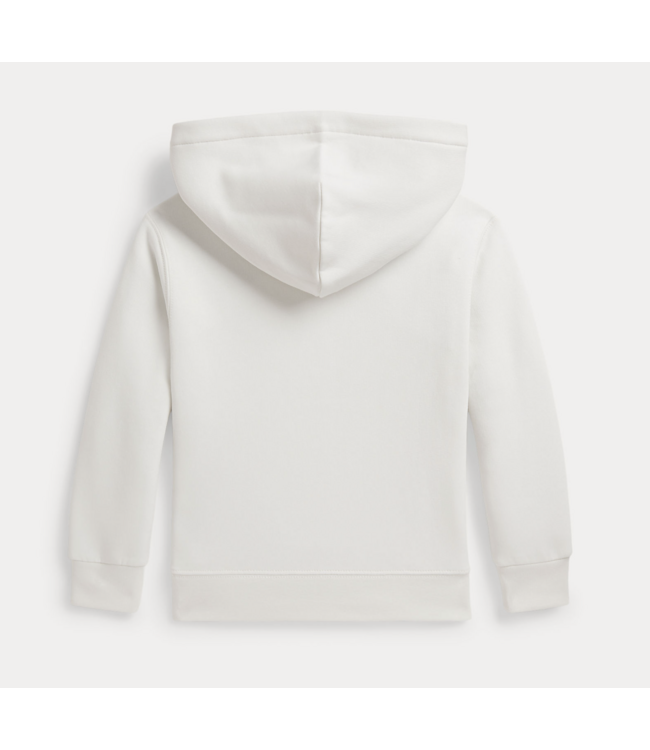 Ralph Lauren HOODIE SP25 BEAR DECKWASH WHITE
