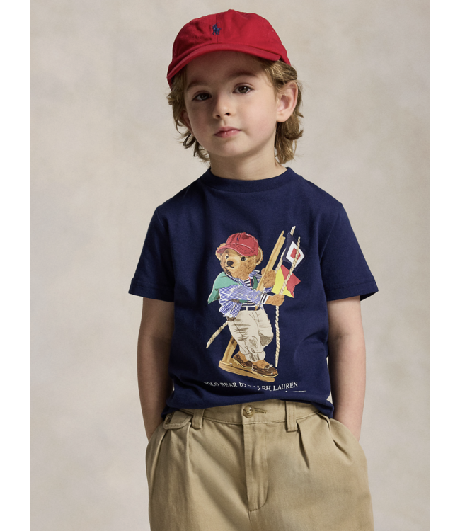 Ralph Lauren T-SHIRT SP26 BEAR NEWPORT NAVY