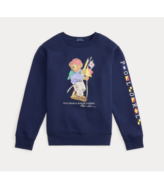 Ralph Lauren SWEATER SP26 BEAR NEWPORT NAVY
