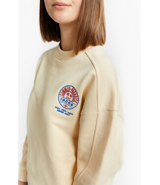 INDEE SWEAT SHIRT WITH EMBROIDERY OFF WHITE