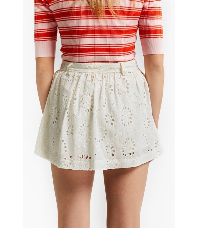 INDEE ENGLISH EMBROIDERY SKIRT/SHORT OFF WHITE