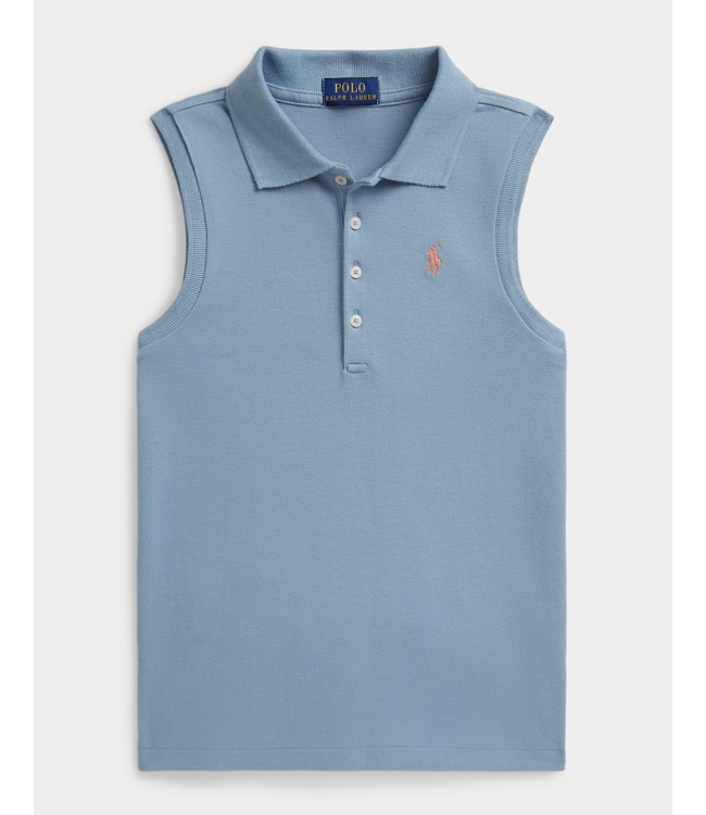 Ralph Lauren GIRLS SL POLO VESSEL BLUE