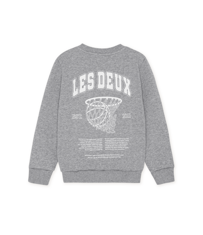 Les Deux Hoop Sweatshirt Grey Melange