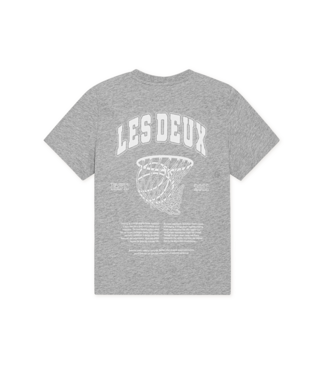 Les Deux Hoop T-Shirt Grey Melange