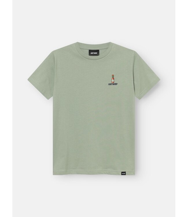 ANTWRP HOT SAUCE T-SHIRT GREEN ASH