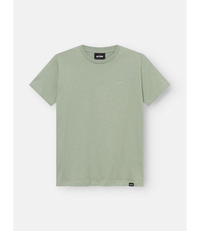 ANTWRP ANTWRP CIRCLE BACKPRINT T-SHIRT GREEN ASH