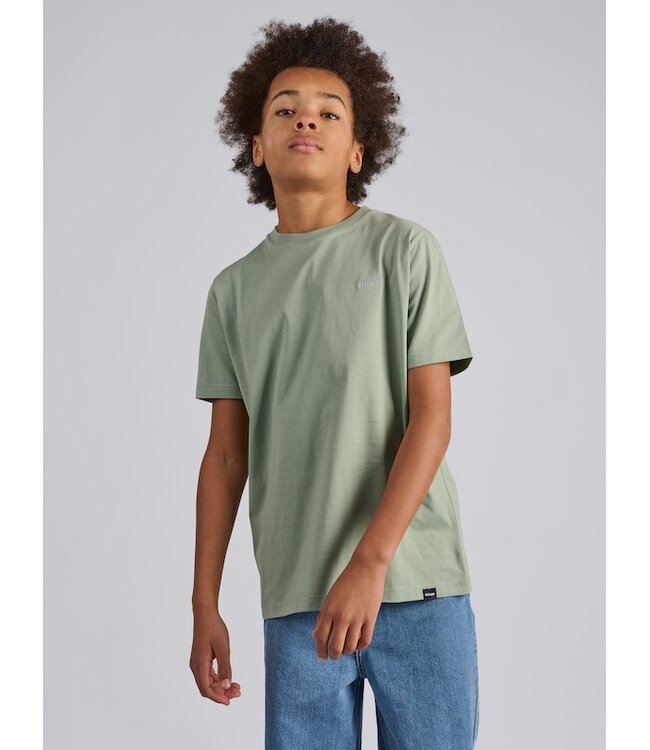 ANTWRP ANTWRP CIRCLE BACKPRINT T-SHIRT GREEN ASH