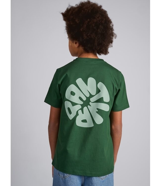 ANTWRP ANTWRP CIRCLE BACKPRINT T-SHIRT JUNGLE GREEN