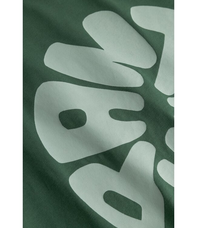 ANTWRP ANTWRP CIRCLE BACKPRINT T-SHIRT JUNGLE GREEN