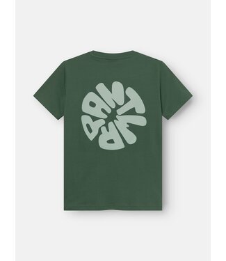 ANTWRP ANTWRP CIRCLE BACKPRINT T-SHIRT JUNGLE GREEN
