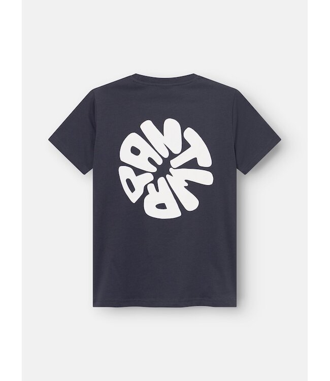 ANTWRP ANTWRP CIRCLE BACKPRINT T-SHIRT INK BLUE