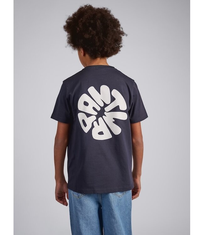 ANTWRP ANTWRP CIRCLE BACKPRINT T-SHIRT INK BLUE