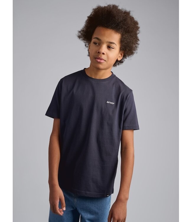 ANTWRP ANTWRP CIRCLE BACKPRINT T-SHIRT INK BLUE