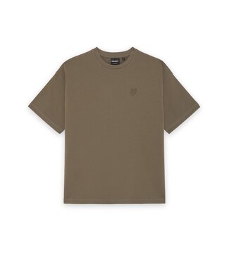 Lyle & Scott Heavy Weight Relaxed T-shirt X569 Khaki Ash