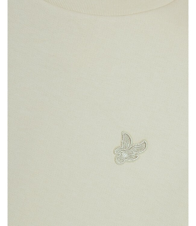 Lyle & Scott Heavy Weight Drop Shoulder Crew Y117 Wheat