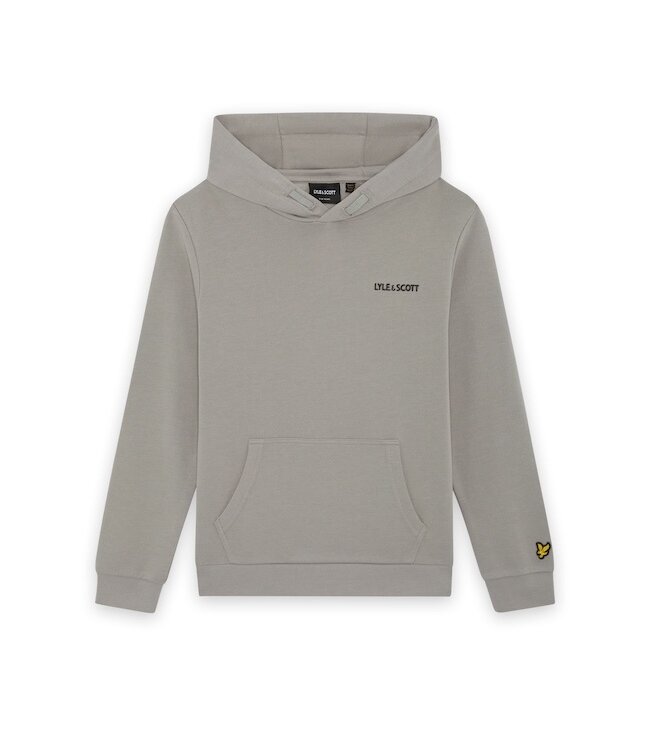 Lyle & Scott Logo Print Hoodie W742 Cold Grey