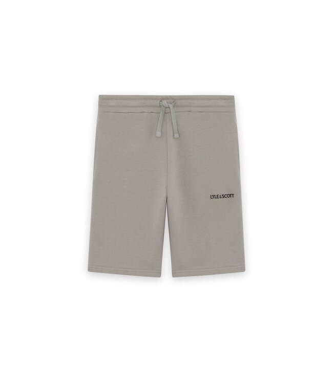 Lyle & Scott Logo Print Sweat Short W742 Cold Grey