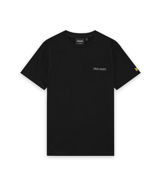 Lyle & Scott Logo Print T-shirt Z865 Jet Black