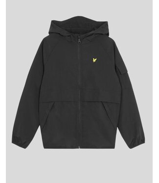 Lyle & Scott Hooded Windbreaker Jacket Z865 Jet Black