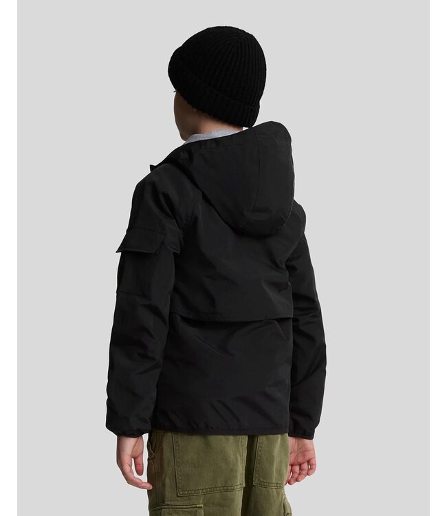 Lyle & Scott Hooded Windbreaker Jacket Z865 Jet Black