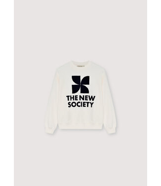 The New Society TNS Logo Teen Sweatshirt Ecru