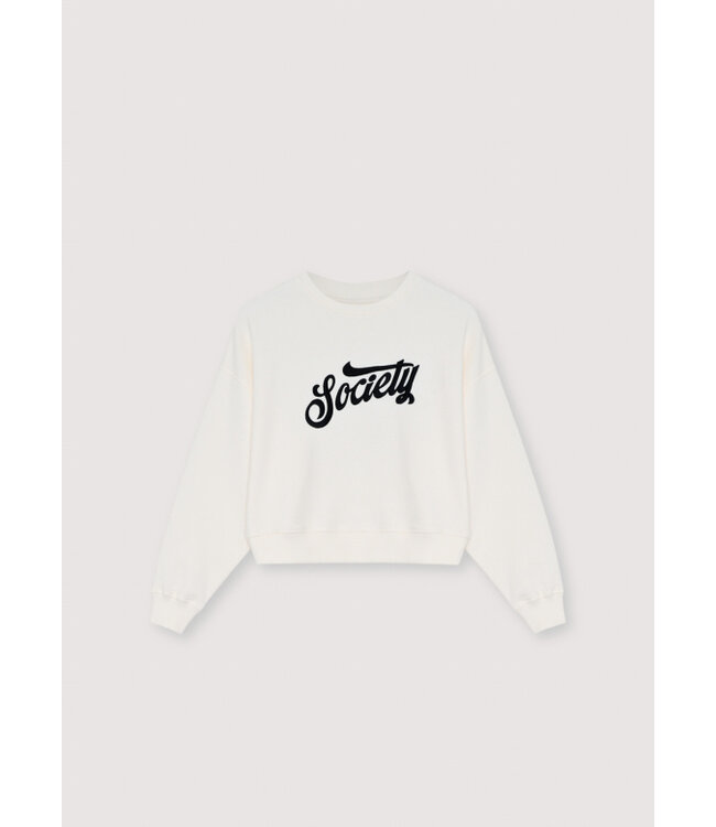 The New Society Mazus Teen Sweatshirt  Ecru