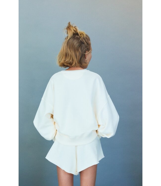 The New Society Mazus Teen Short  Ecru