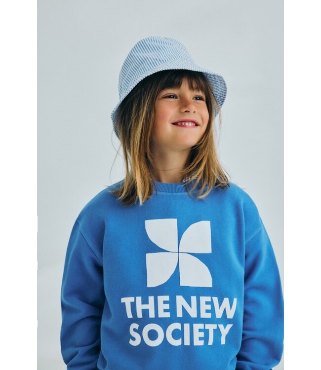 The New Society TNS Logo Sweatshirt Iris Whisper