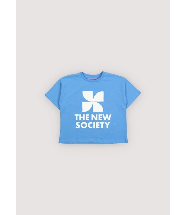 The New Society TNS Logo T-Shirt Iris Whisper