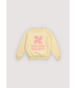 The New Society TNS Logo Sweatshirt Soft Lemon