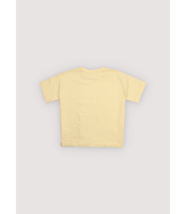 The New Society TNS Logo T-Shirt Soft Lemon