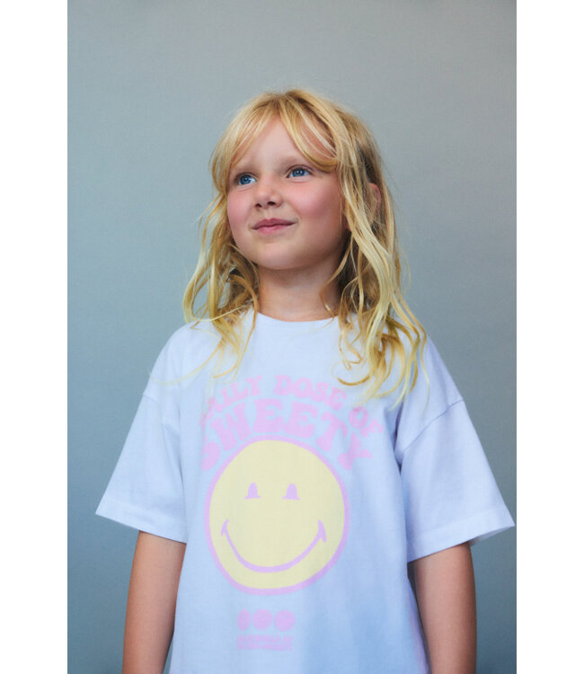 The New Society Smiley T-Shirt Smiley Pure Cloud