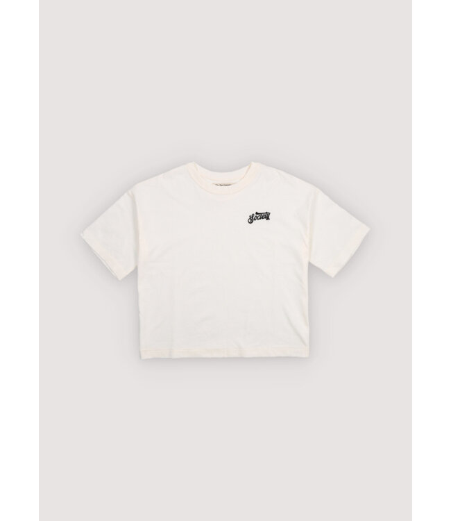 The New Society Mazus Teen T- Shirt  Ecru