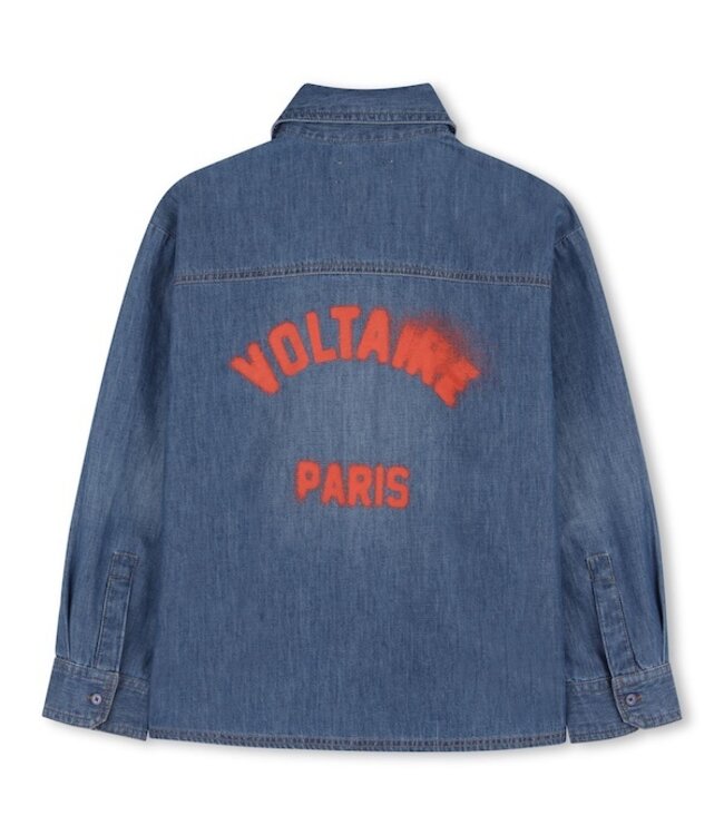 Zadig & Voltaire X60594 OVERHEMD blauw