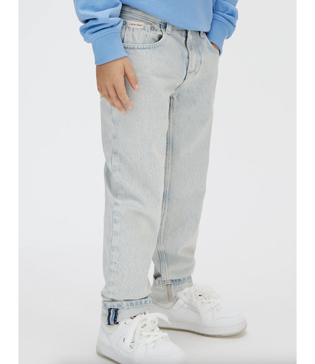 Calvin Klein STRAIGHT FIT DENIM JEANS BLEACHOUT
