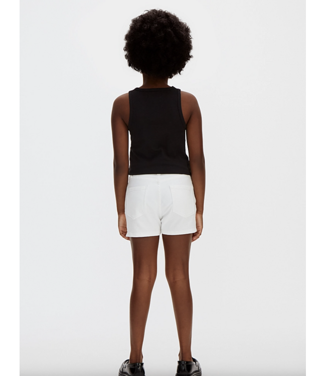 Calvin Klein HR RELAXED DENIM SHORT WHITE