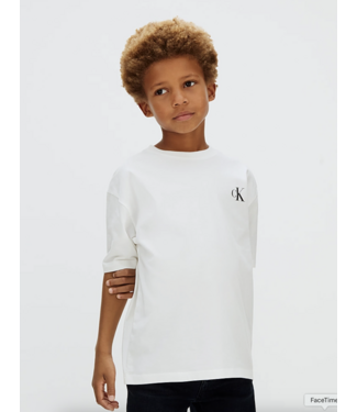 Calvin Klein BRIDGE SS T-SHIRT WHITE