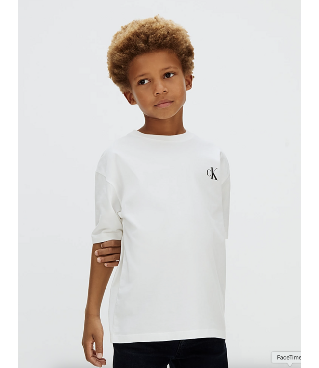 Calvin Klein BRIDGE SS T-SHIRT WHITE