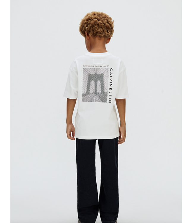 Calvin Klein BRIDGE SS T-SHIRT WHITE