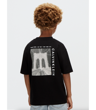 Calvin Klein BRIDGE SS T-SHIRT BLACK