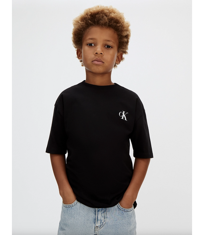 Calvin Klein BRIDGE SS T-SHIRT BLACK