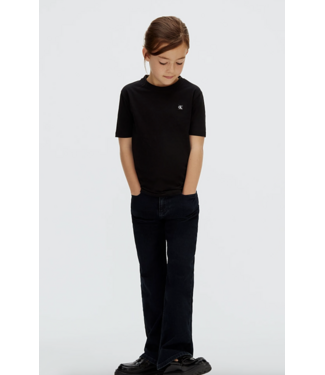 Calvin Klein MONO MINI BADGE REGULAR T-SHIRT BLACK